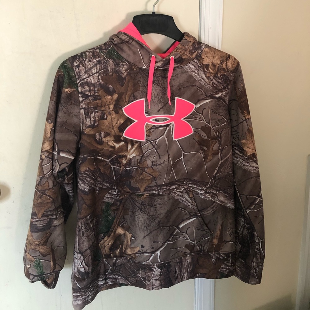 Under armor camo hoodie